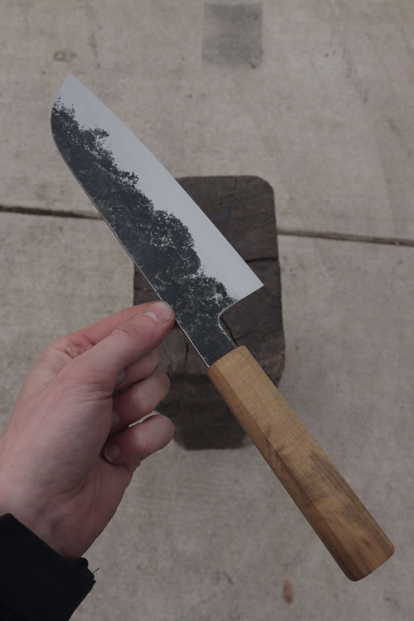 no.7 Santoku Carbon